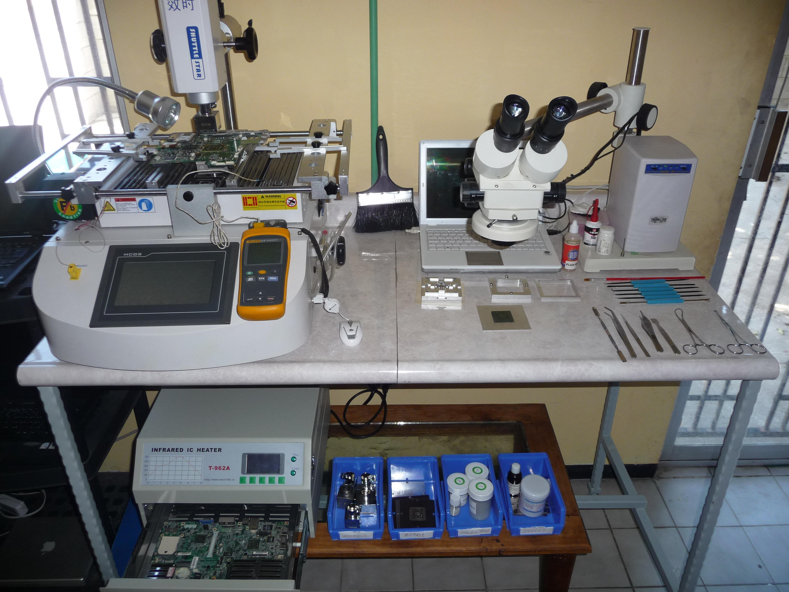 laboratorio de soldadura