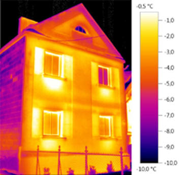 termografia de edificio