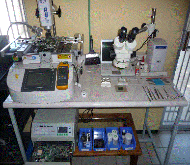 laboratorio para soldar