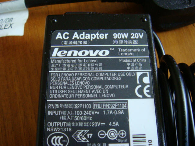 cargador lenovo original
