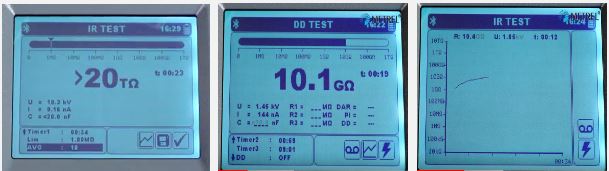 pantalla de tera ohms