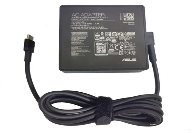 Adaptador de alimentación de CA ASUS A20-100P1A Tipo C 100W 20V 5A