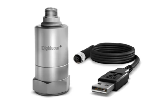 Alquiler de Acelerómetro digital con cable de interfaz USB integral