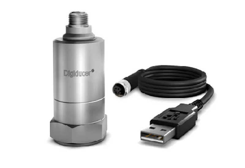 Alquiler de Acelerómetro digital con cable de interfaz USB integral