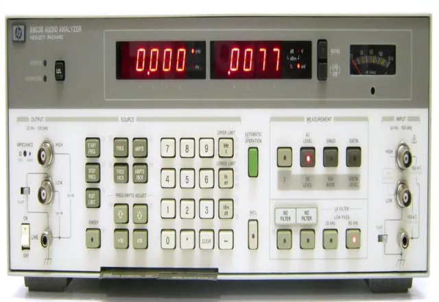 Alquiler de Analizador de audio