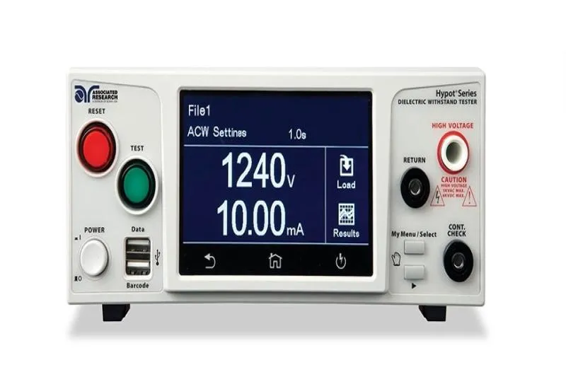 Alquiler de hipot 5kV Associated Research 3865 norma EN 60335-1 IEC 61010-1 IEC 60950-1