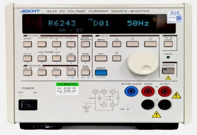 Servicio y analisis de Pruebas con medidor DC Voltage Current Source Monitor